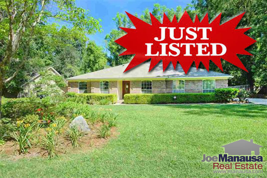 Home just listed for sale in Tallahassee, Florida