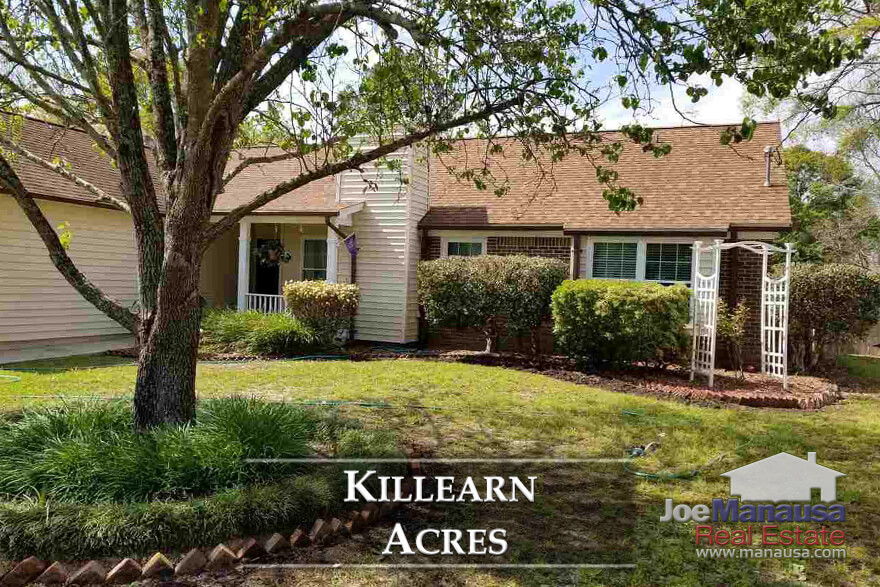 Killearn Acres in NE Tallahassee features three and four bedroom homes with nice-sized lots on streets named after winners of the Kentucky Derby