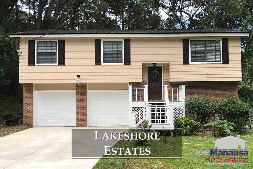 Lakeshore Estates in Tallahassee is located just north of midtown and just west of the east-west property line in Tallahassee.