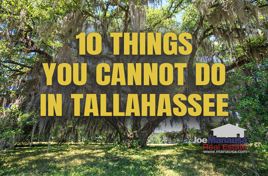 10 Things You Cannot Do In Tallahassee