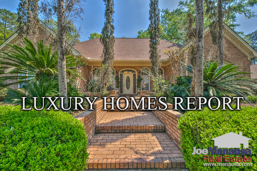 You probably have heard about the strong sellers' market for Tallahassee real estate, but today's report reveals that the opposite is true for luxury homes
