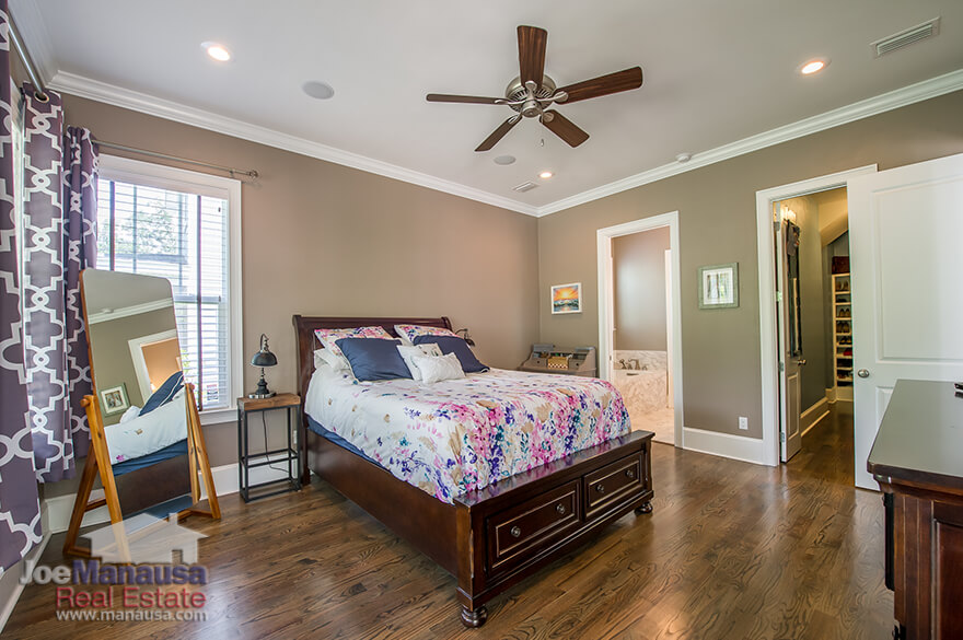 Midtown Tallahassee Master Bedroom With Large Walk-In Closet
