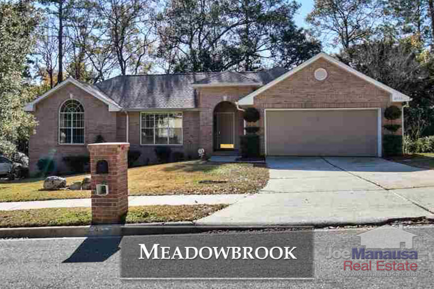 Meadowbrook is a very popular neighborhood located in NE Tallahassee and contains both 3 and 4 bedroom single family detached homes.