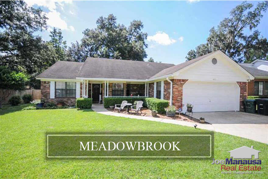 Meadowbrook is a popular NE Tallahassee neighborhood located near the intersection of Capital Circle Northeast and Mahan Drive.