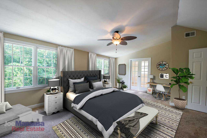Large master bedroom in Midtown Tallahassee