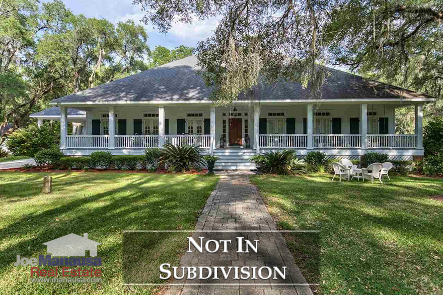 Homes for sale in Tallahassee that are not located in a formal subdivision