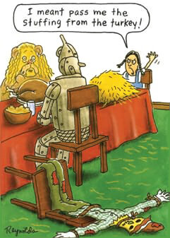 Please pass the stuffing on Thanksgiving