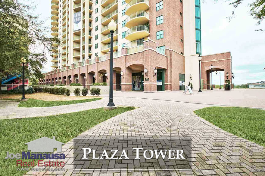 Plaza Tower in downtown Tallahassee, Florida features condos for sale near FSU