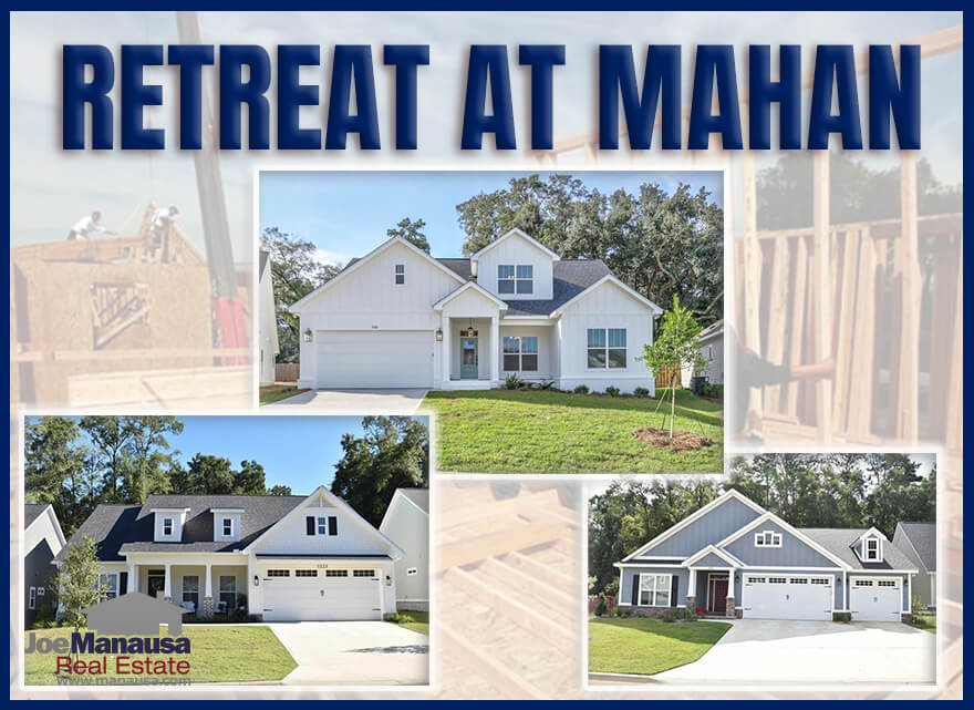 The Retreat At Mahan is the eighth-most active new construction neighborhood in Tallahassee