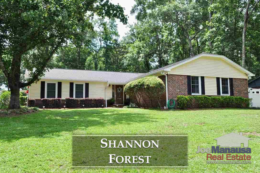 Tallahassee Shannon Forest Listings And Sales Report April 2018