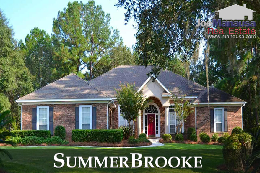 Summerbrooke is a Northeast Tallahassee golf course community that offers larger homes, well apportioned lots, and access to A-rated schools.