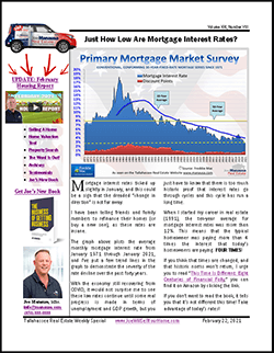 Weekly Special real estate report covers the Tallahassee real estate market