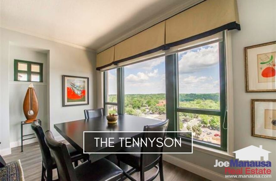 The Tennyson is a 90-unit vertical condominium in downtown Tallahassee which gives its residents a short walk to dining, entertainment, nightlife, and the State Capitol building.