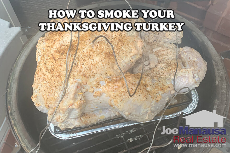 smoking a turkey is a three-step process that is fairly simple to do, but it takes a good bit of time