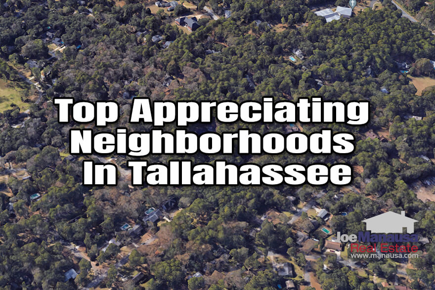 A spotlight of the fastest appreciating neighborhoods in Tallahassee