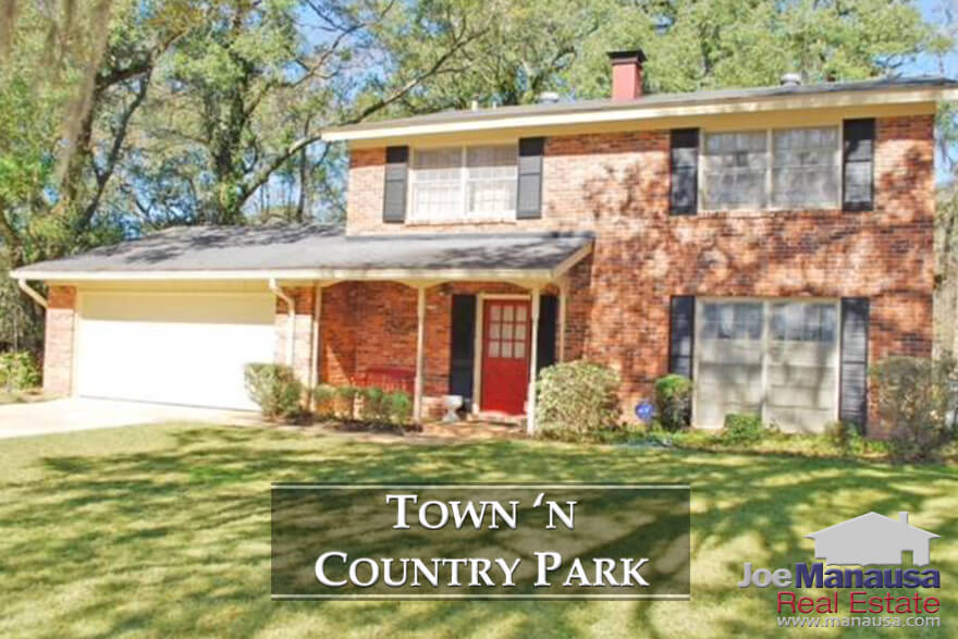 Town N Country Park is a NW Tallahassee neighborhood that is actually very much an in-town, centrally located place to live.