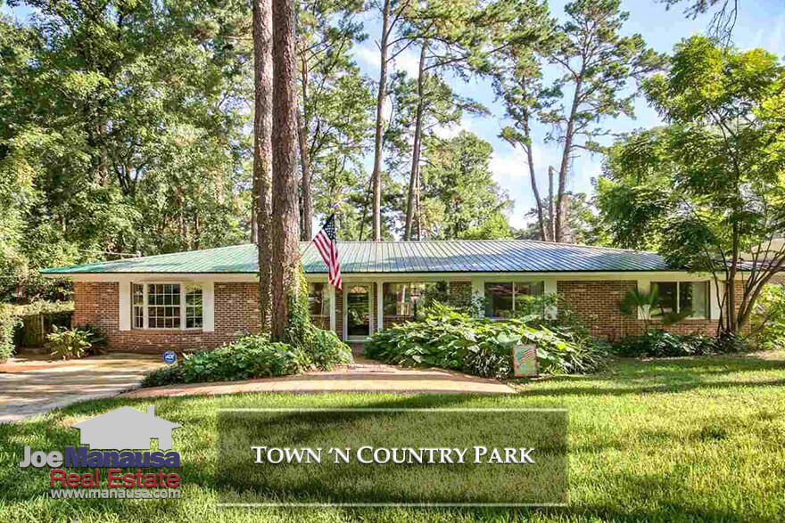 Town N Country Park is a popular NW Tallahassee neighborhood that remains undervalued and often times contains some of the best values in town