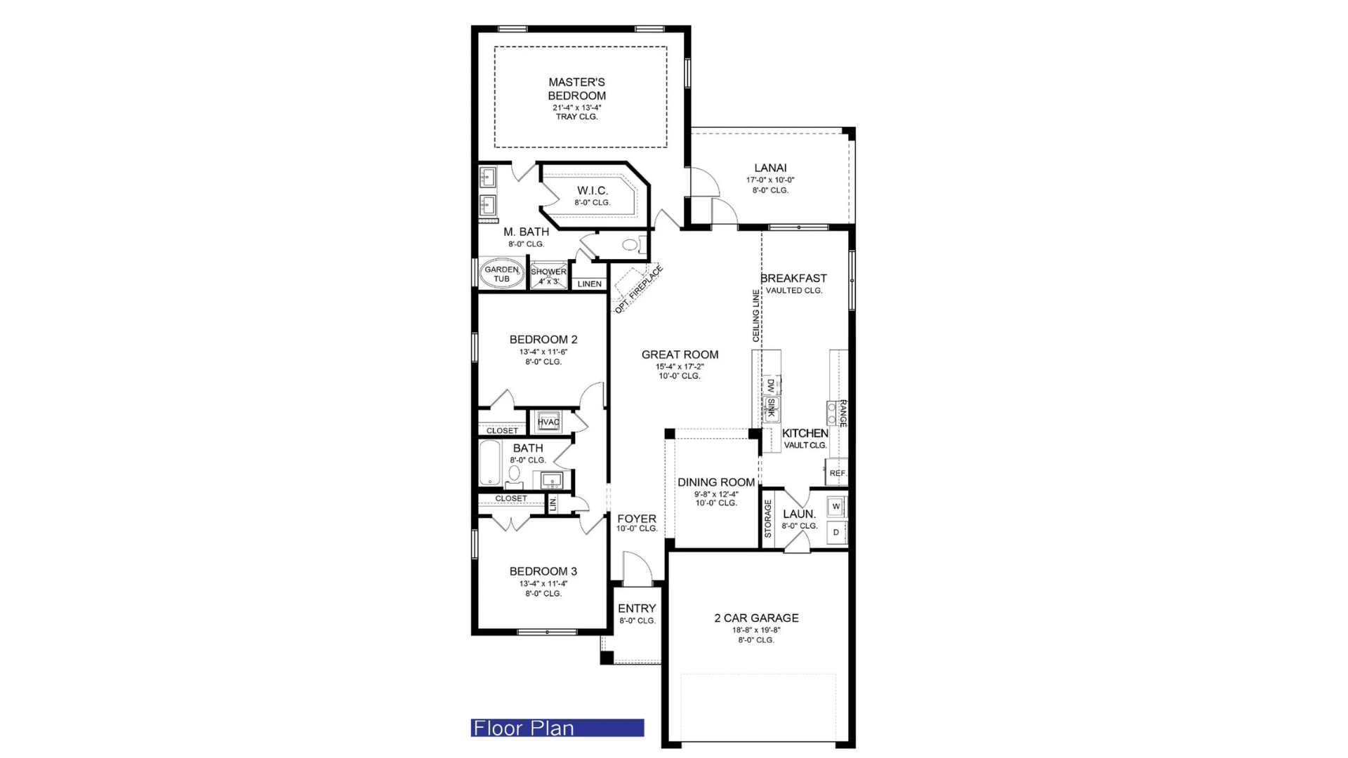 Aviary at Rutland Plan 1970 Floor Plan