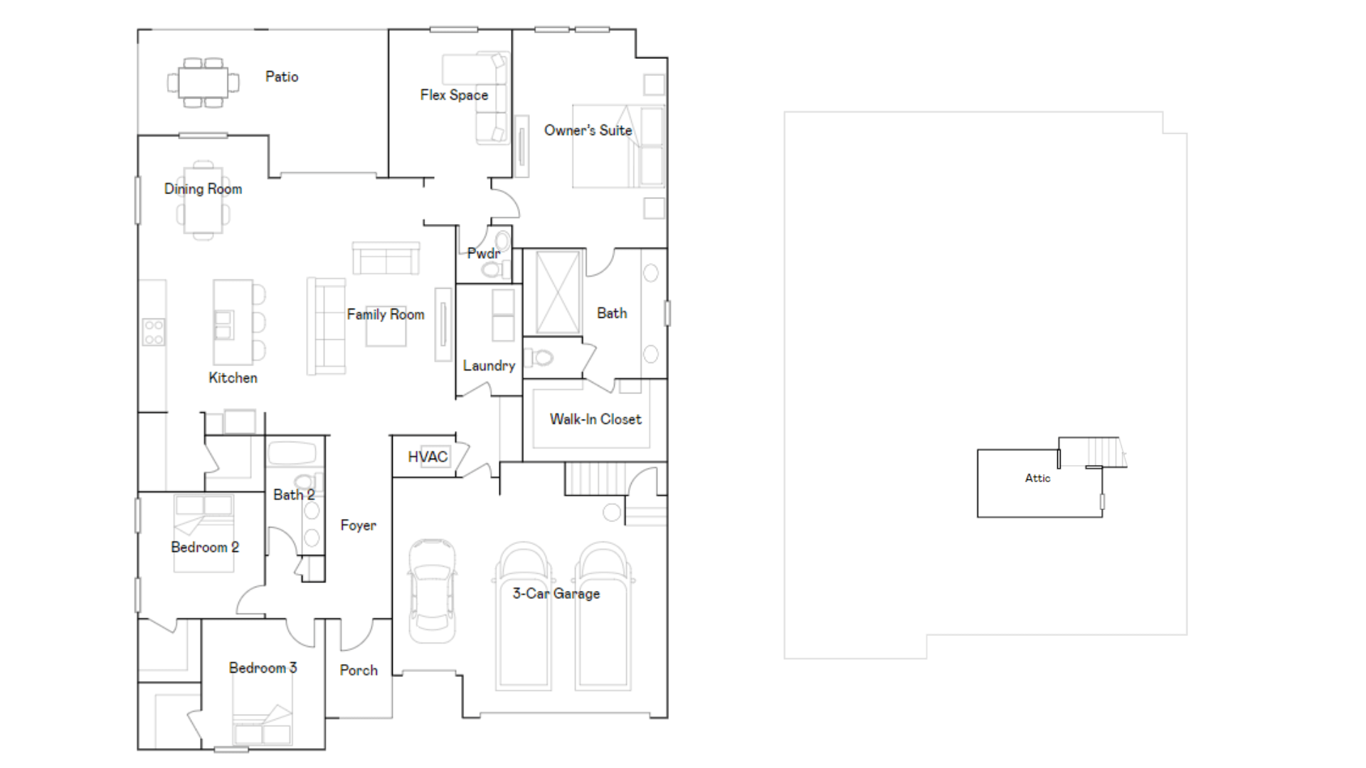 Prosperity Lakes Active Adult Estates Halos Floor Plan