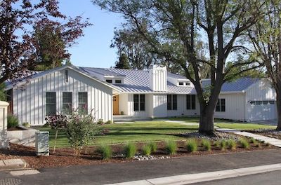 Example of siding type on a ranch home