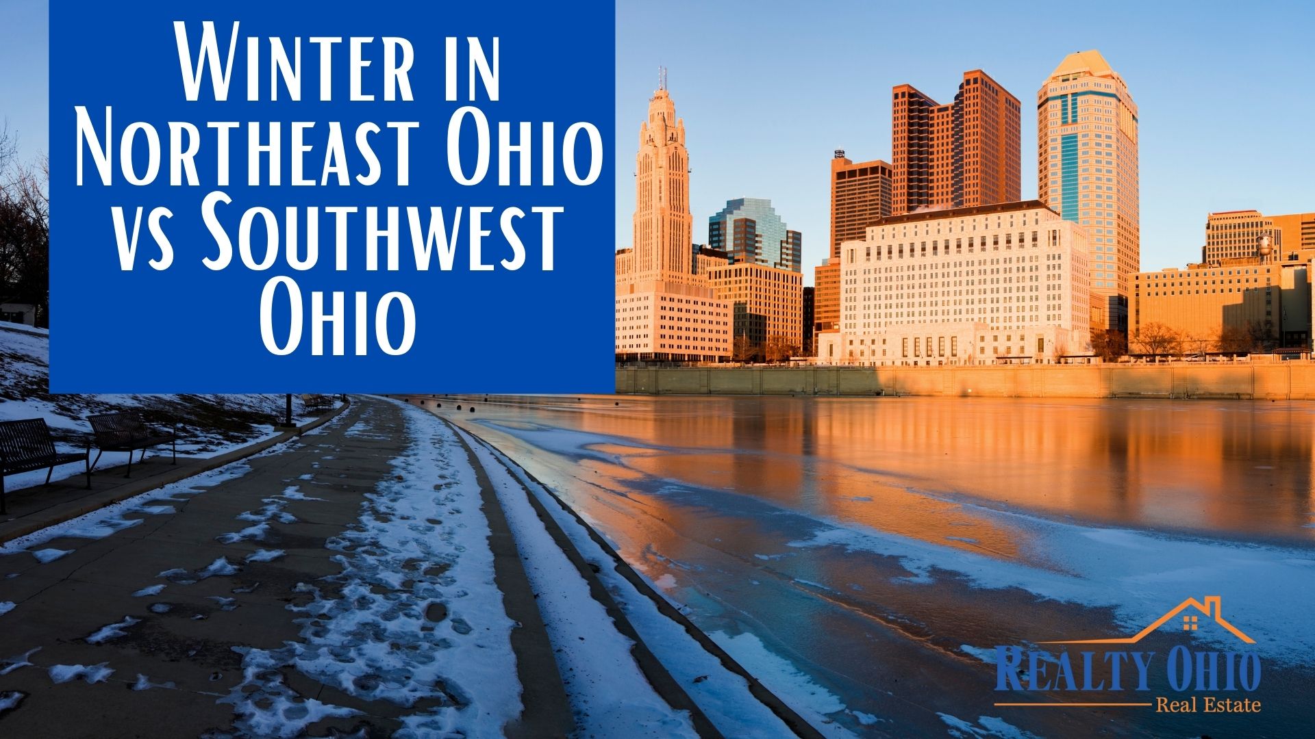 Winter in Northeast Ohio vs Southwest Ohio