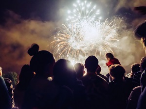 Fireworks over Zionsville