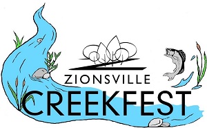 Zionsville Creekfest logo