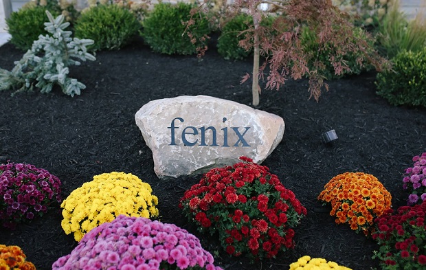 Fenix marker at the Smiths' new Zionsville home