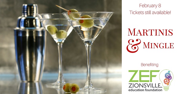Martinis and Mingle, to benefit Zionsville Education Foundation