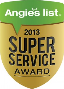 Anglie's List Super Service Award 2013