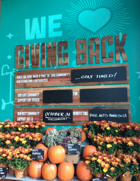 Whole Foods - North Loop - Giving Back