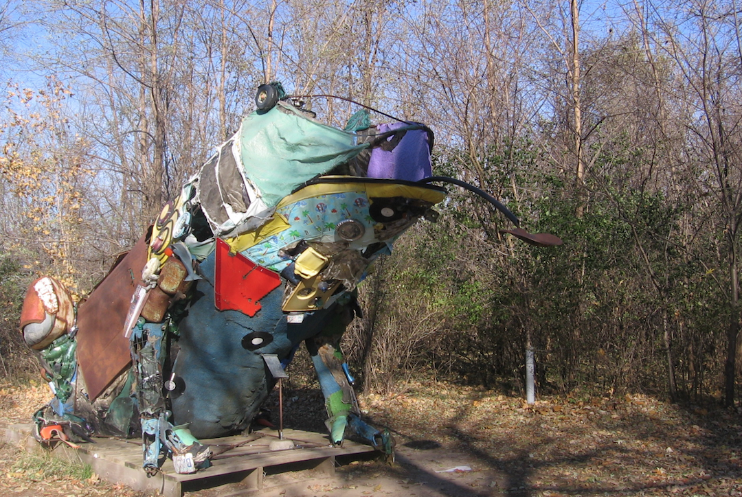 Tamarack Nature Center - Frog Statue - 2013