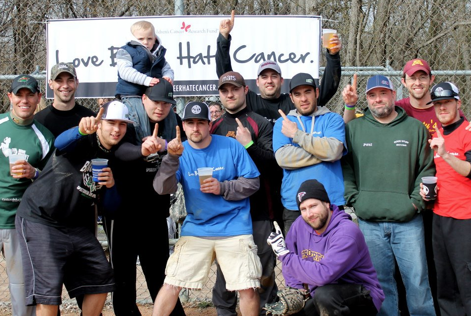 Love Beer Hate Cancer - Softball Champs - Matthew Deery