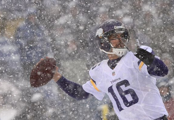 Matt Cassel - Vikings - Ravens - Epic Finish - 2013 - Snow