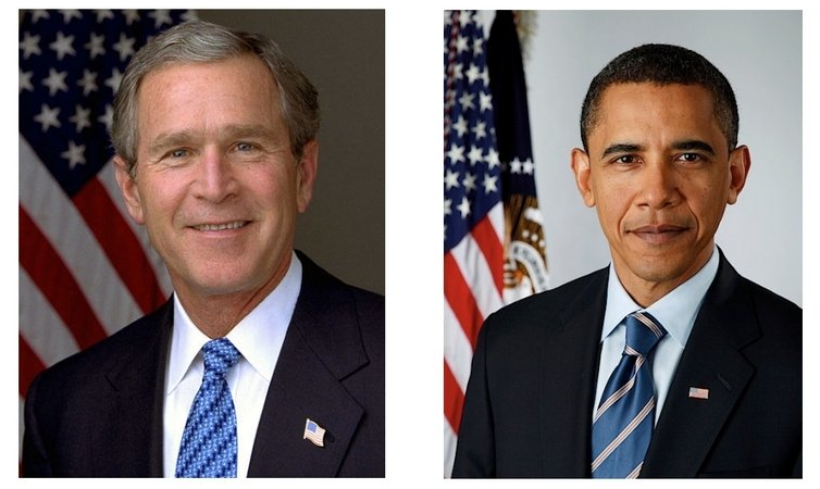 Bush vs. Obama - Liberal vs. Conservative
