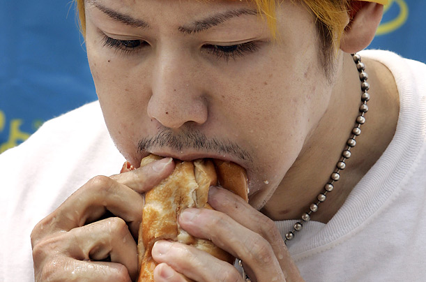 Most Meaningless Sporting Events of the Last 25 Years - kobayashi - hot dog eating contest