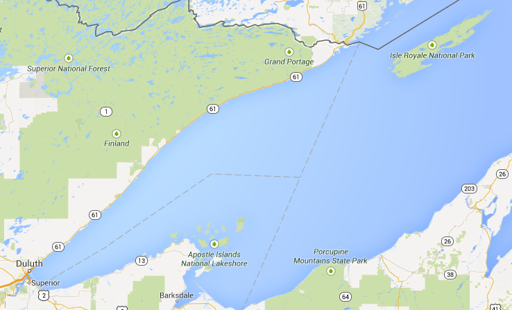 Wolf Found Dead After Traveling Across Ice Bridge on Lake Superior
