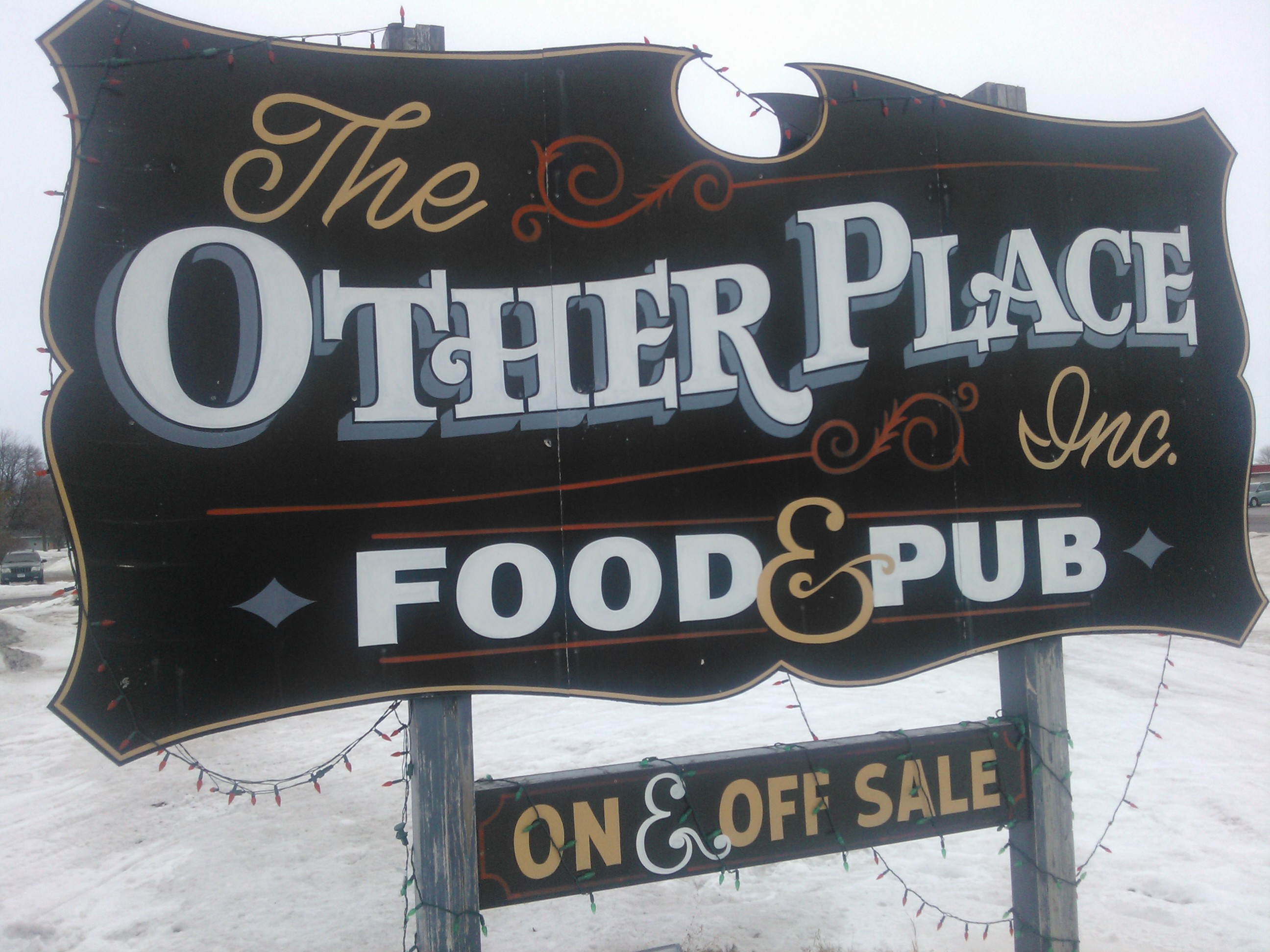 The Other Place Sign Hector, MN