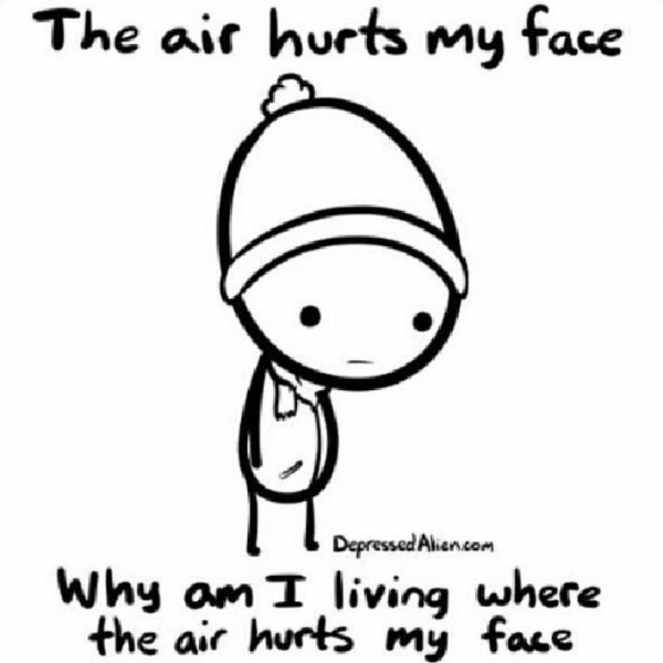 so cold it hurts