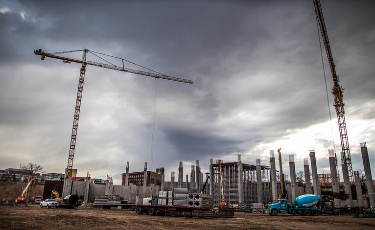 New Vikings Stadium Construction Well Underway - 2014