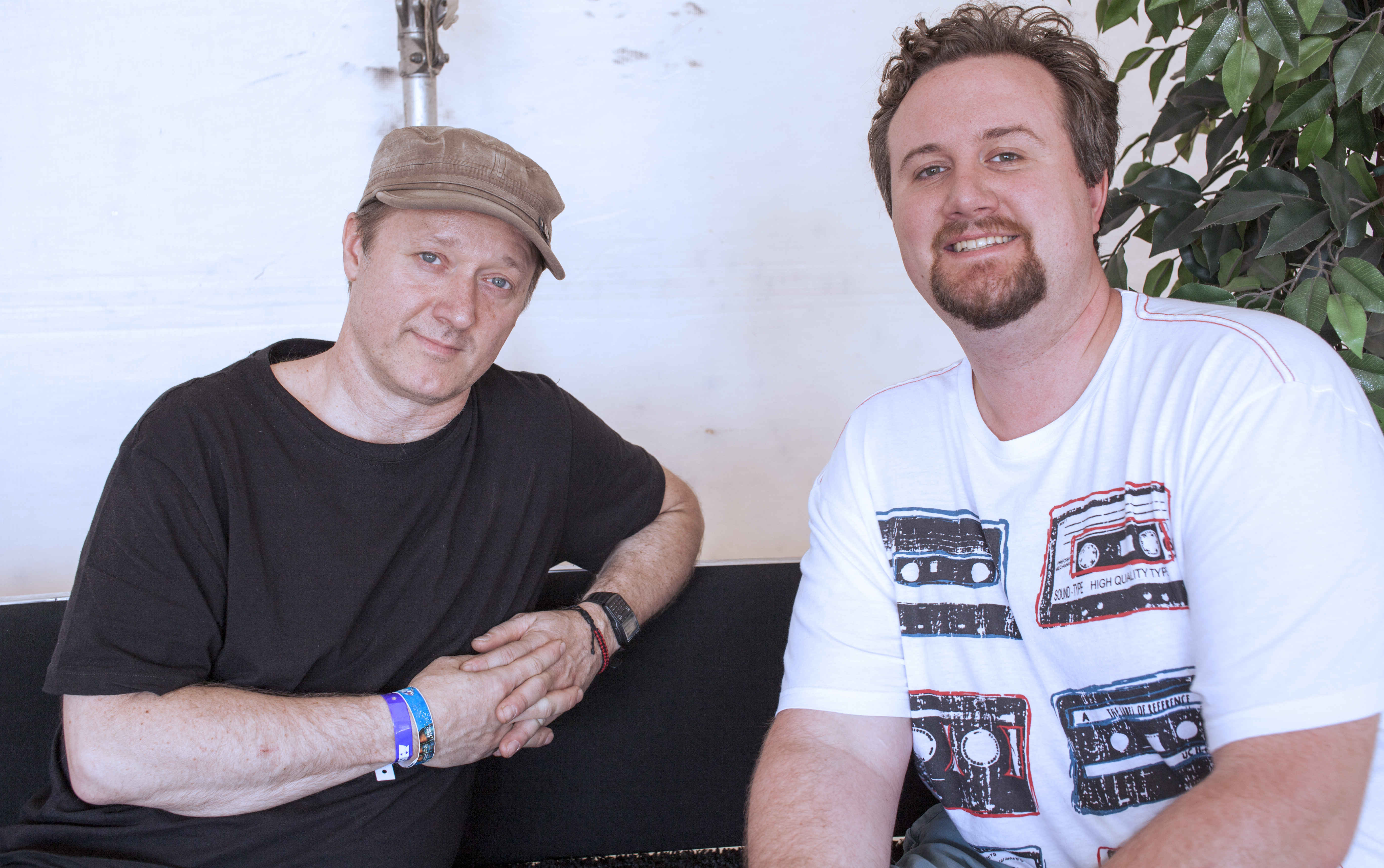 Freddy Fresh (left) and I sat down for a chat at Soundset 2014