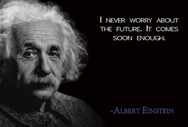 einstein quote - future