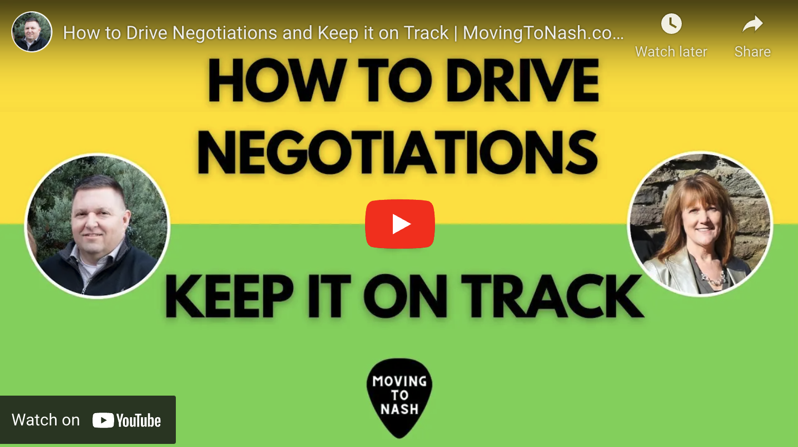 How to Drive Negotiations and Keep it on Track