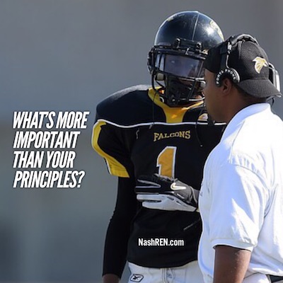 What's more important than your principles?