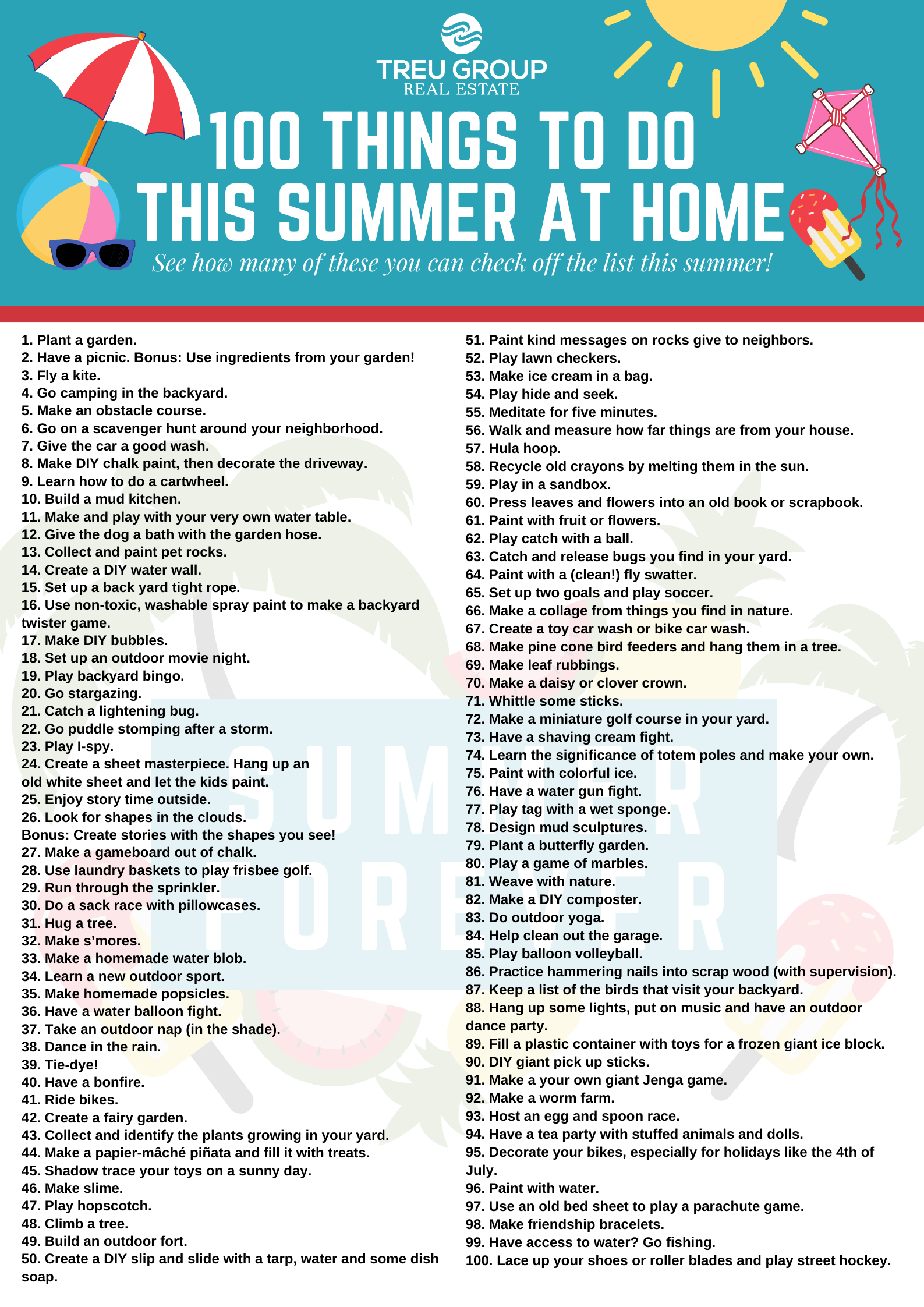 Things You Can Do This Summer