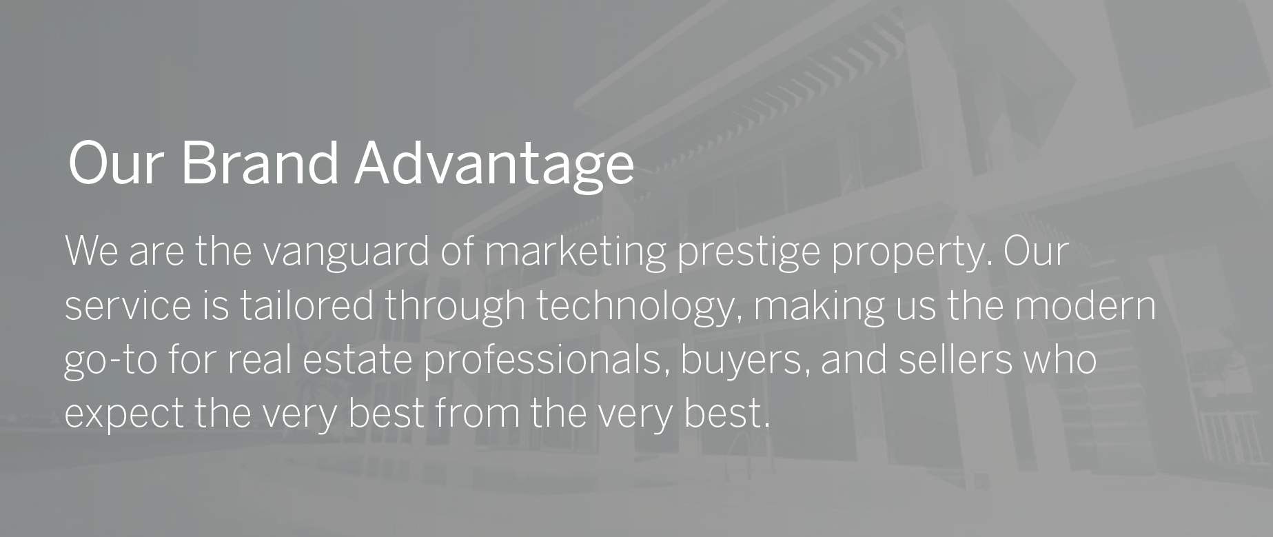 Our Brand Advantage 