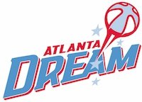 Small Atlanta Dream basketball logo.