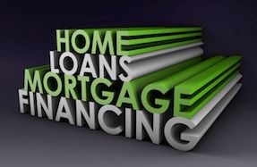 Home Loans Mortgage Financing text zoom across screen for BHGRE mortgage brokers.