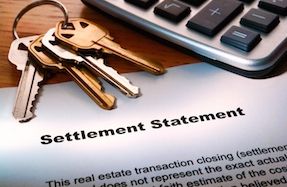 Keys and settlement statement from Metro Title Trust, Real Estate closing attorney.