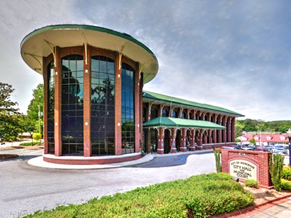 The Norcross City Hall building.